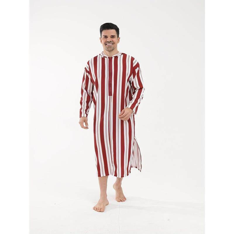 Ethnic Clothing & Online Fashion Store Khaadi Uk - Color Block Hooded Robe Ethnic Style