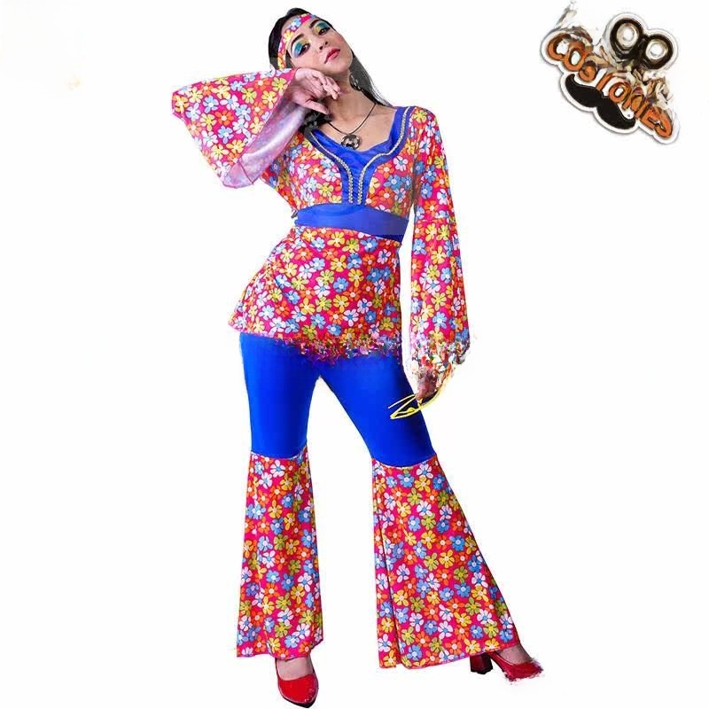 Ethnic Clothing & Online Fashion Store Khaadi Uk - Women's Big Flower Hippie Suit Disco