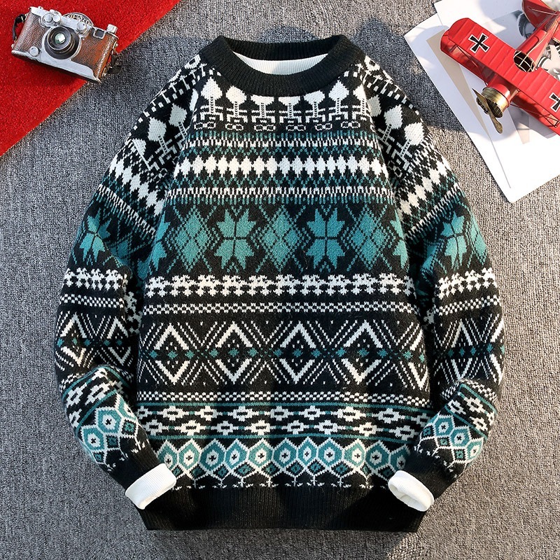 Men's Autumn and Winter Pullov - đánh giá và giá Ethnic Fashion Men