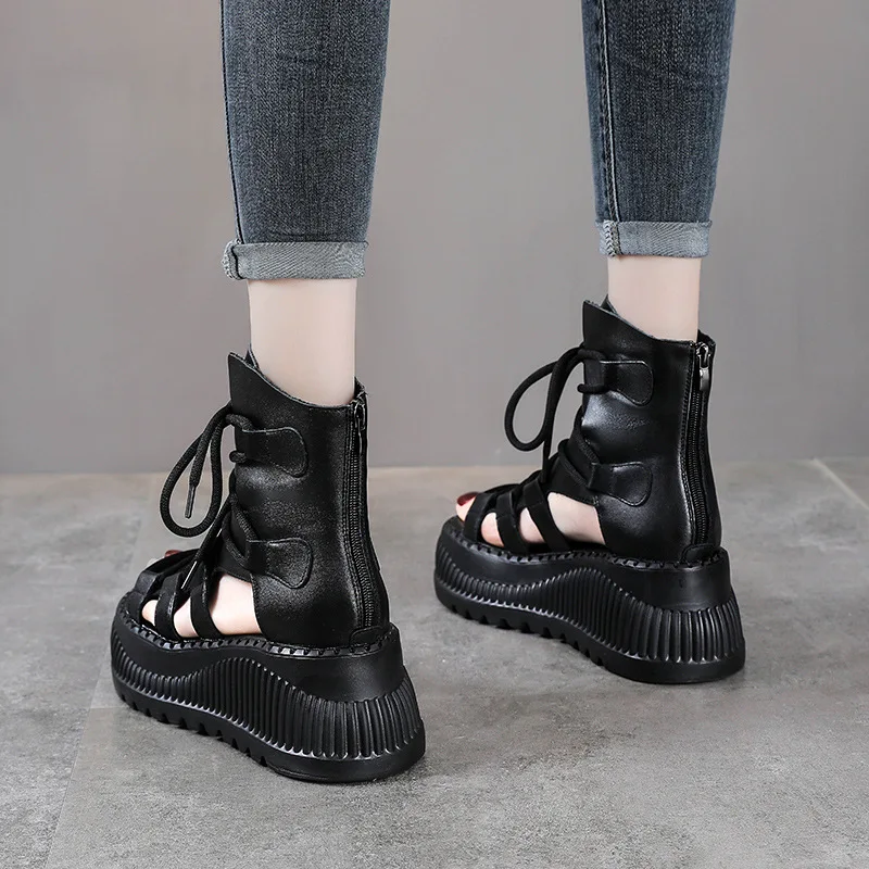 8CM Ethnic Cow Genuine Leather - đánh giá và giá Ethnic Fashion Women