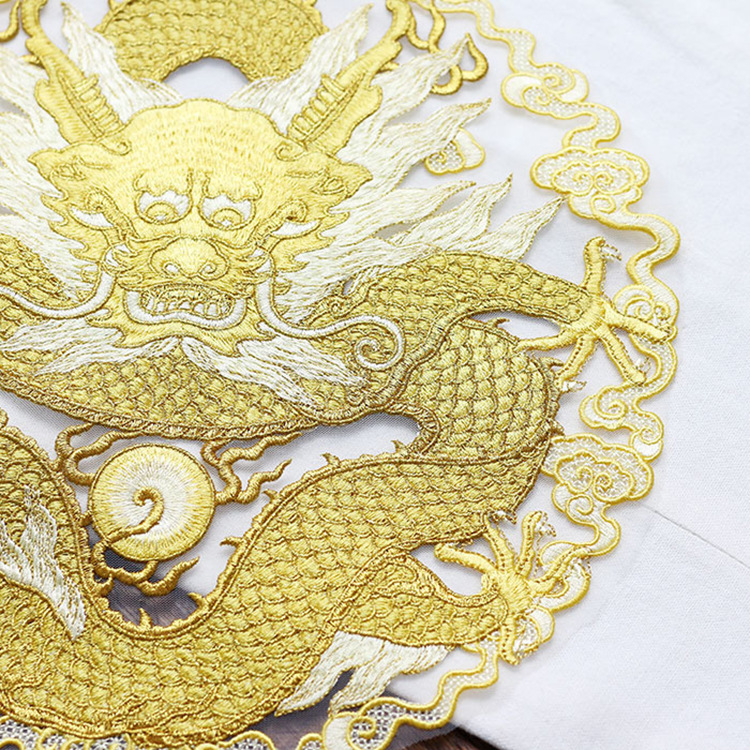 Golden thread dragon circular  - đánh giá và giá Ethnic Fashion Men