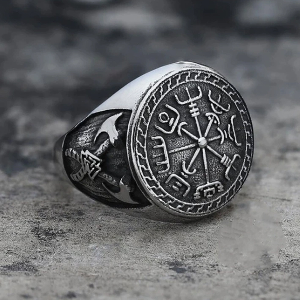 Vintage Viking Men Rings Stain - đánh giá và giá Ethnic Fashion Men