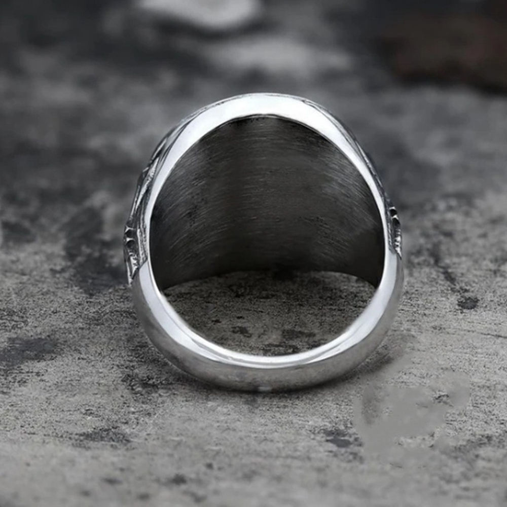 Vintage Viking Men Rings Stain - đánh giá và giá Ethnic Fashion Men
