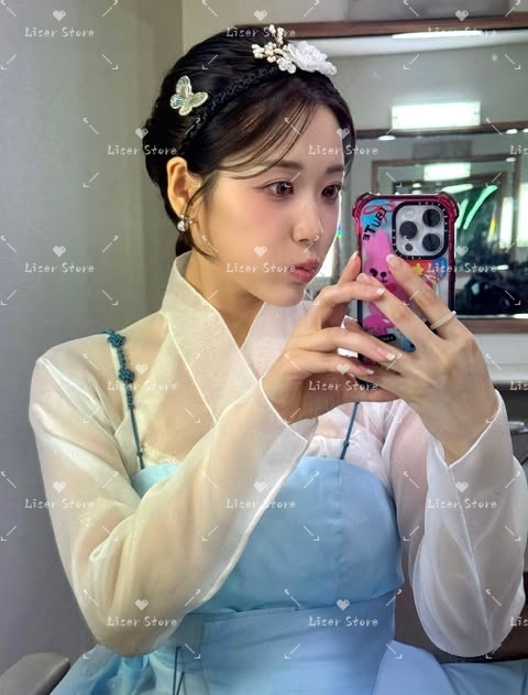 Liser Short Modern Hanbok Ligh - đánh giá và giá Hanbok Modern Set