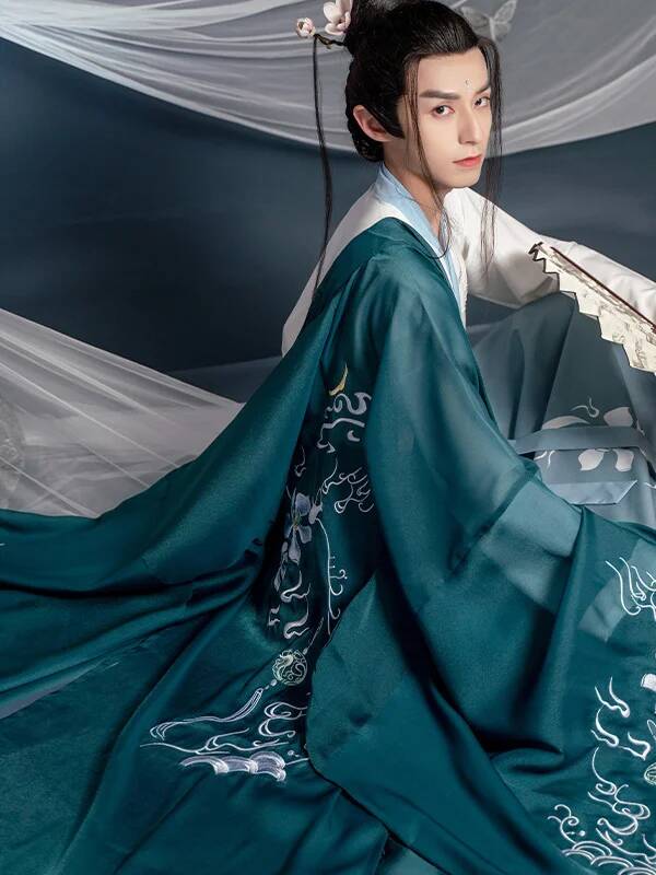 Chinese New Modern Hanfu Man T - đánh giá và giá Hanbok Modern Set