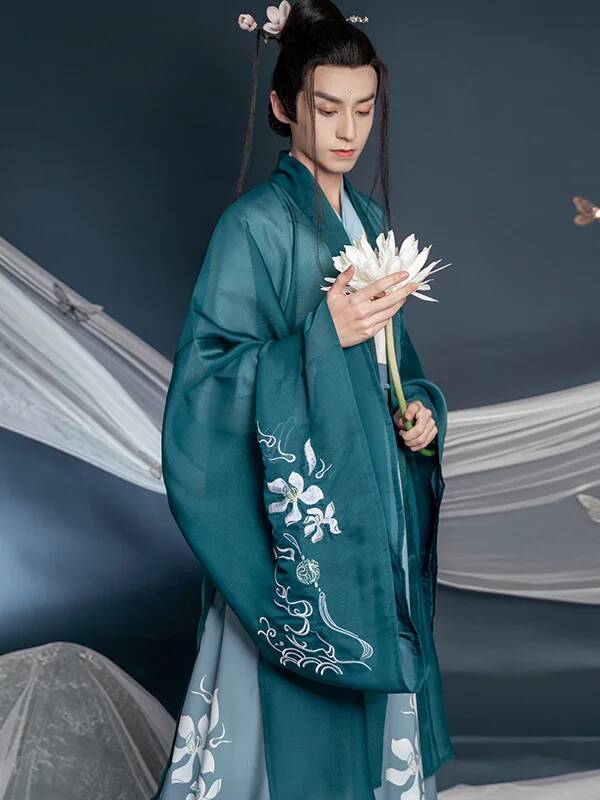 Chinese New Modern Hanfu Man T - đánh giá và giá Hanbok Modern Set