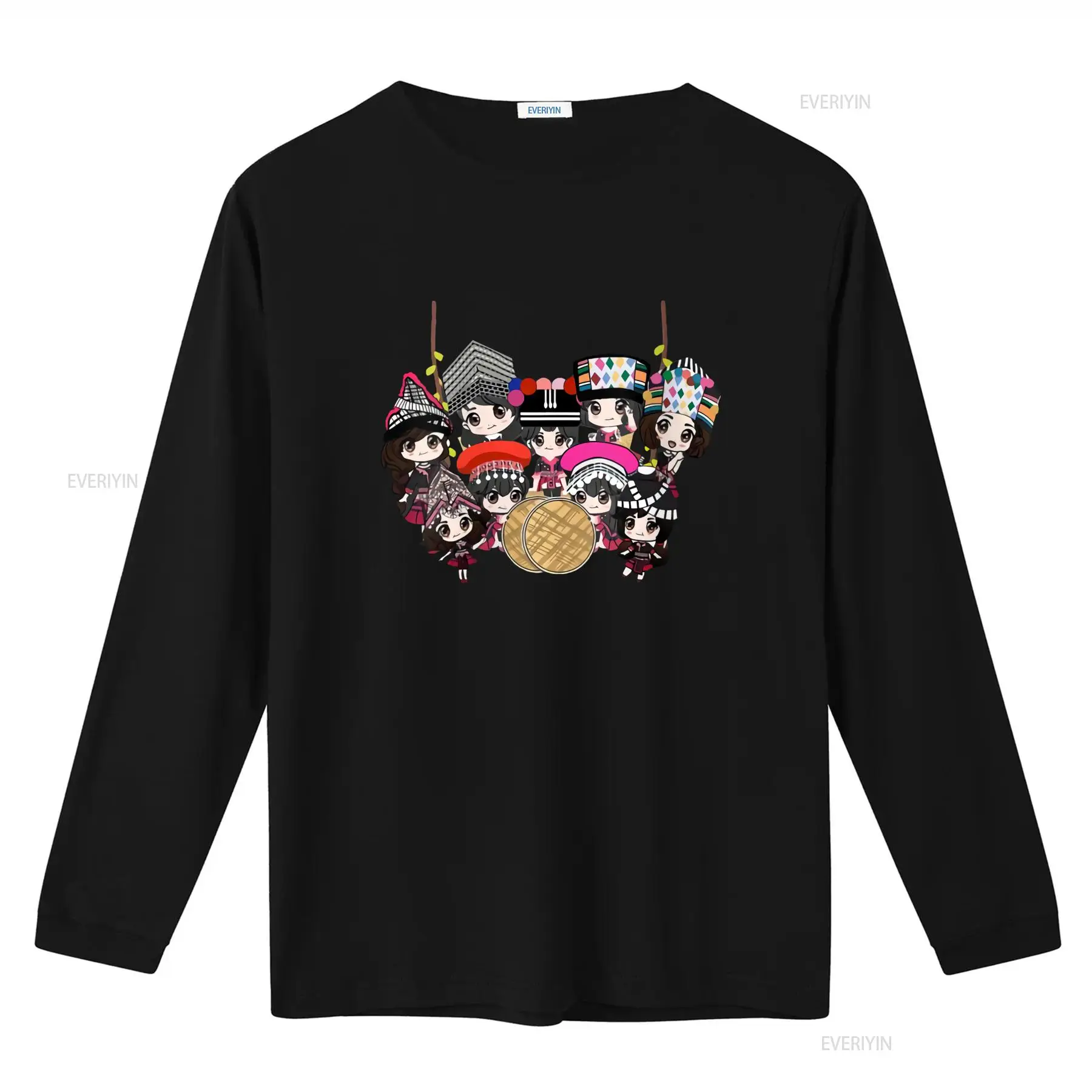 9 Hmong Girls Cartoon Print T  - đánh giá và giá Fashion Ethnic Wear For Men