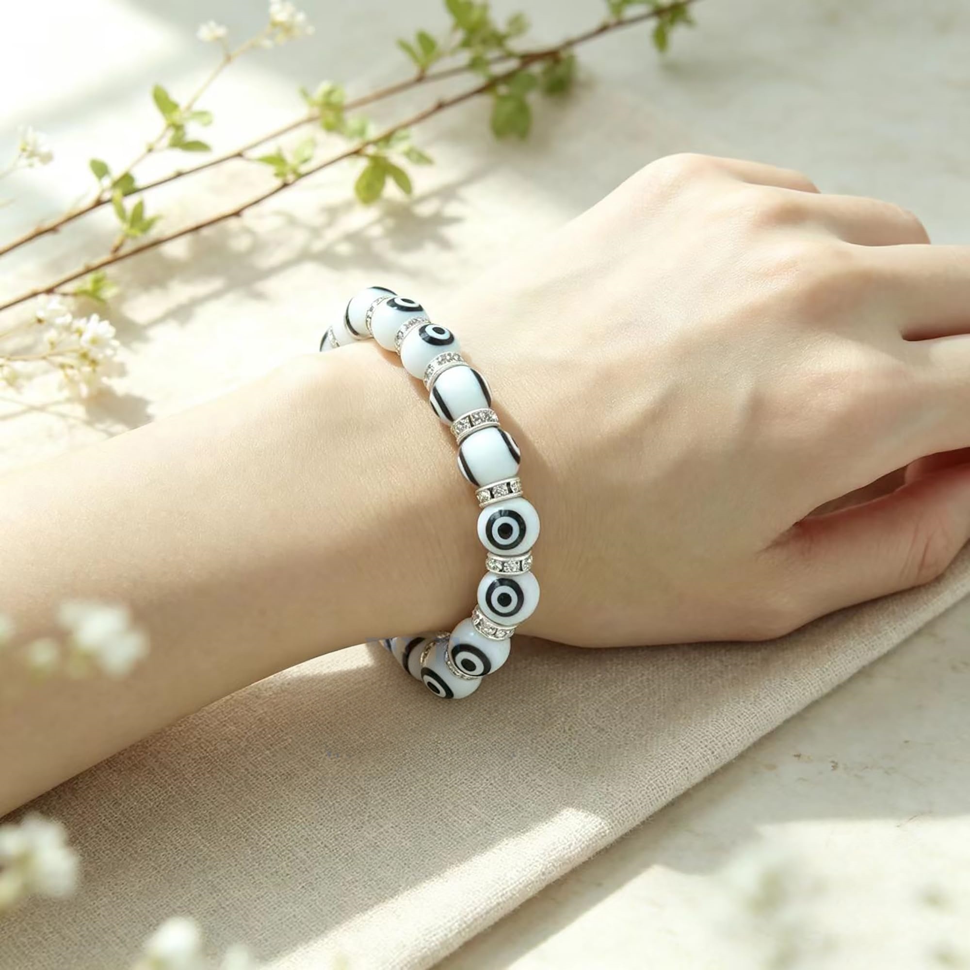 1 Evil Eye Bracelet, Elastic G - đánh giá và giá Fashion Ethnic Wear For Men