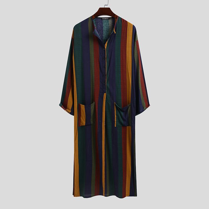 Men's Long Striped Printed Shi - đánh giá và giá Ethnic Wear Fashion Designer