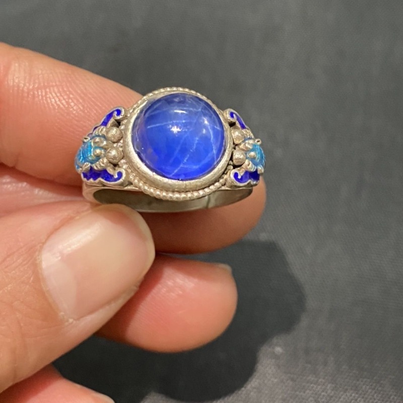 Ethnic Cloisonne Open Ring, Ex - đánh giá và giá Fashion Ethnic Wear For Men