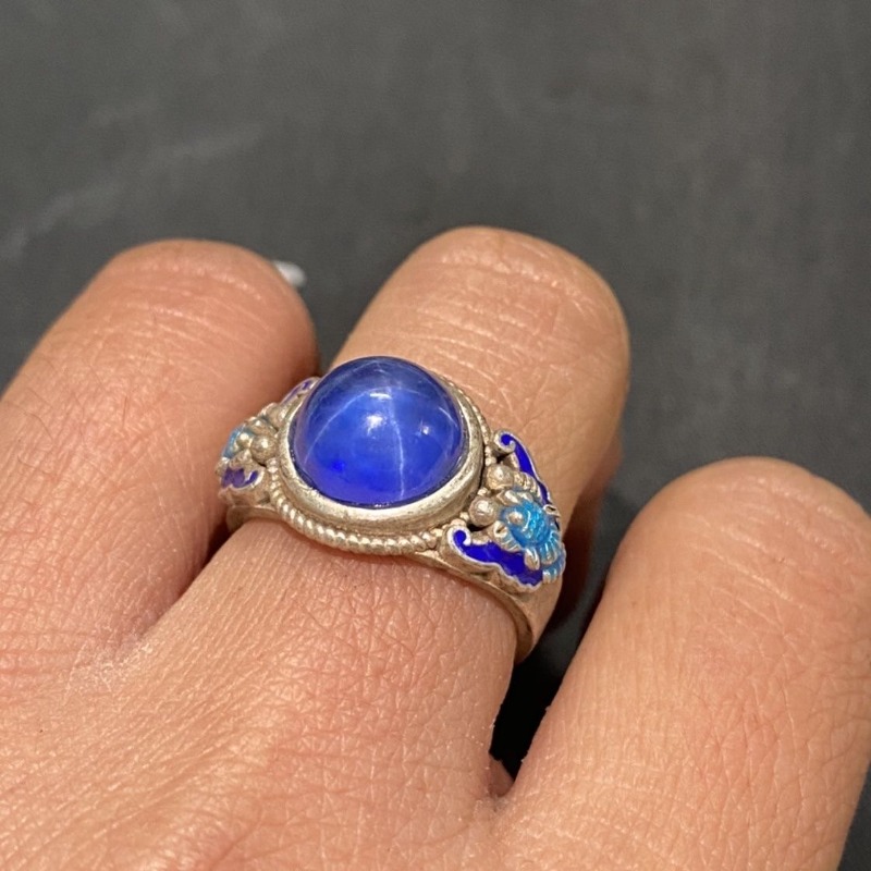 Ethnic Cloisonne Open Ring, Ex - đánh giá và giá Fashion Ethnic Wear For Men