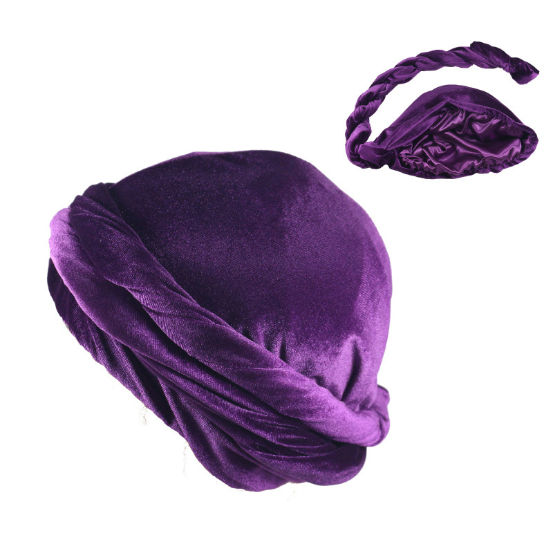 Solid Color Men's Velvet Head  - đánh giá và giá Ethnic Fashion Design
