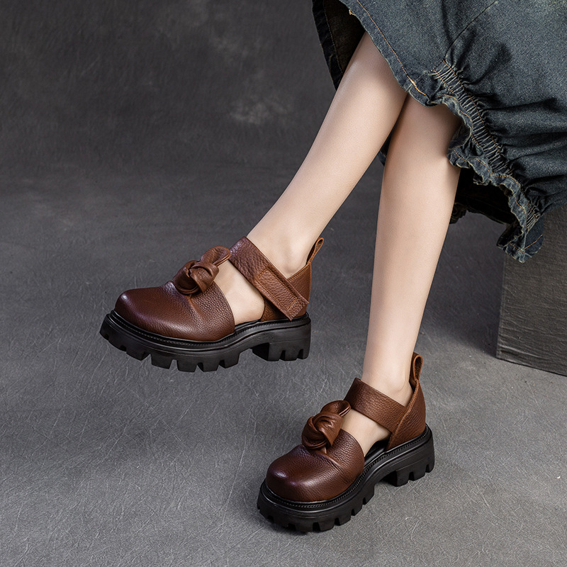 5cm Ethnic Knot Platform Wedge - đánh giá và giá Ethnic Fashion Women