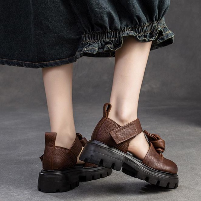 5cm Ethnic Knot Platform Wedge - đánh giá và giá Ethnic Fashion Women