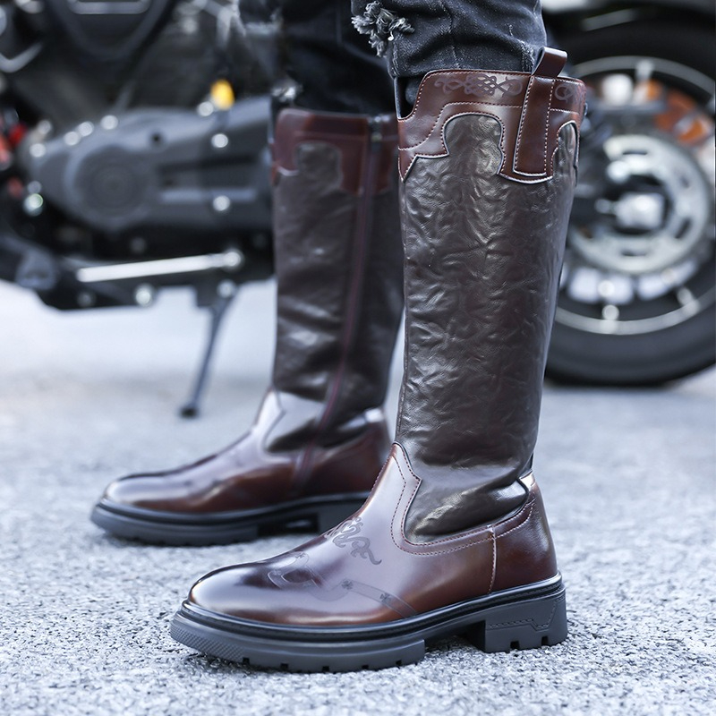 Men's Mid-calf Boots High Qual - đánh giá và giá Ethnic Fashion Men