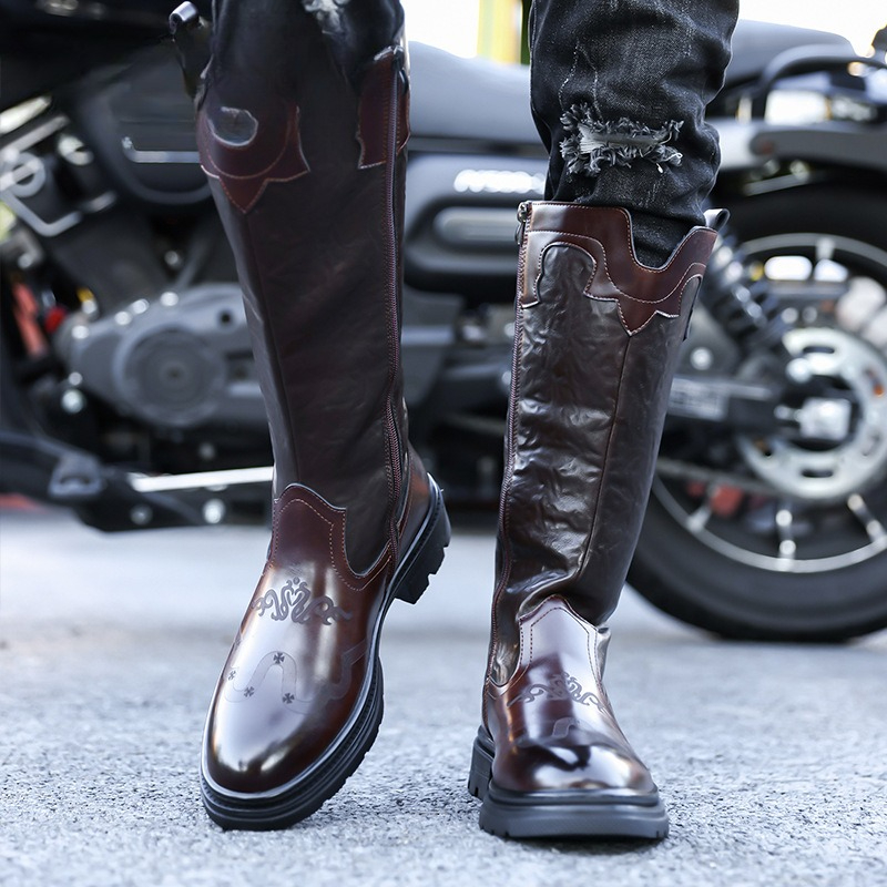 Men's Mid-calf Boots High Qual - đánh giá và giá Ethnic Fashion Men