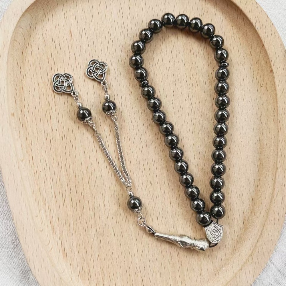 Muslim Obsidian Rosary Bead Br - đánh giá và giá Fashion Ethnic Wear For Men