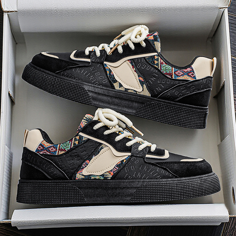 Men's Vintage Patchwork Platfo - đánh giá và giá Ethnic Fashion Men