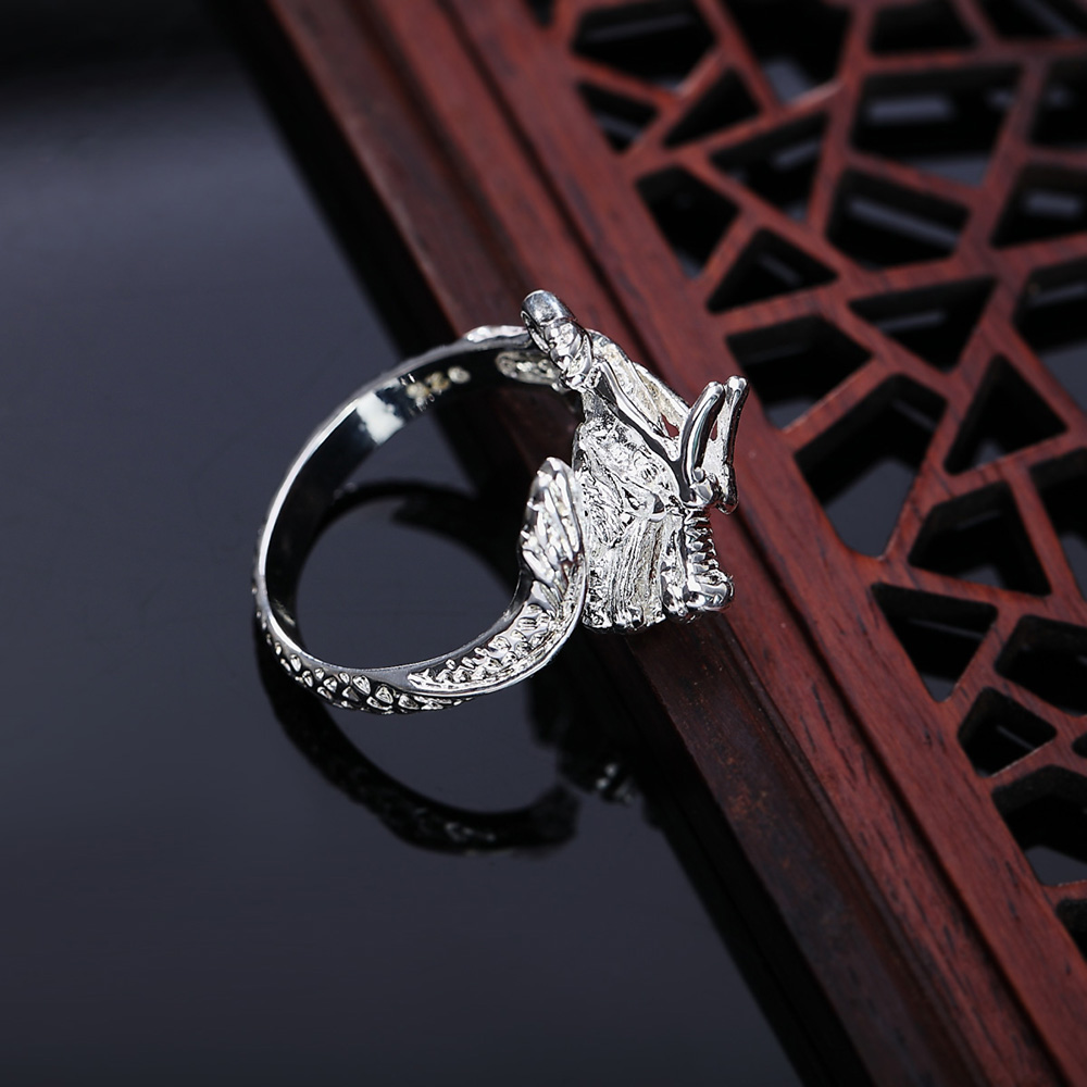 925 Sterling Silver Dragon Rin - đánh giá và giá Ethnic Fashion Men
