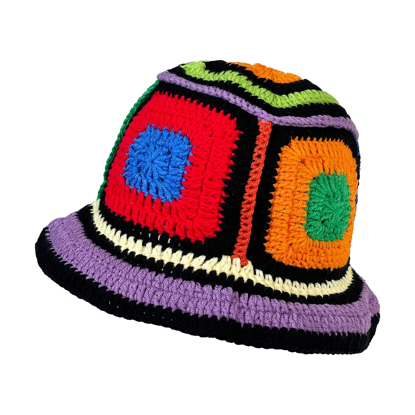Purple-Edged Zuma Hat, Hand-Kn - đánh giá và giá Ethnic Wear Fashion Designer