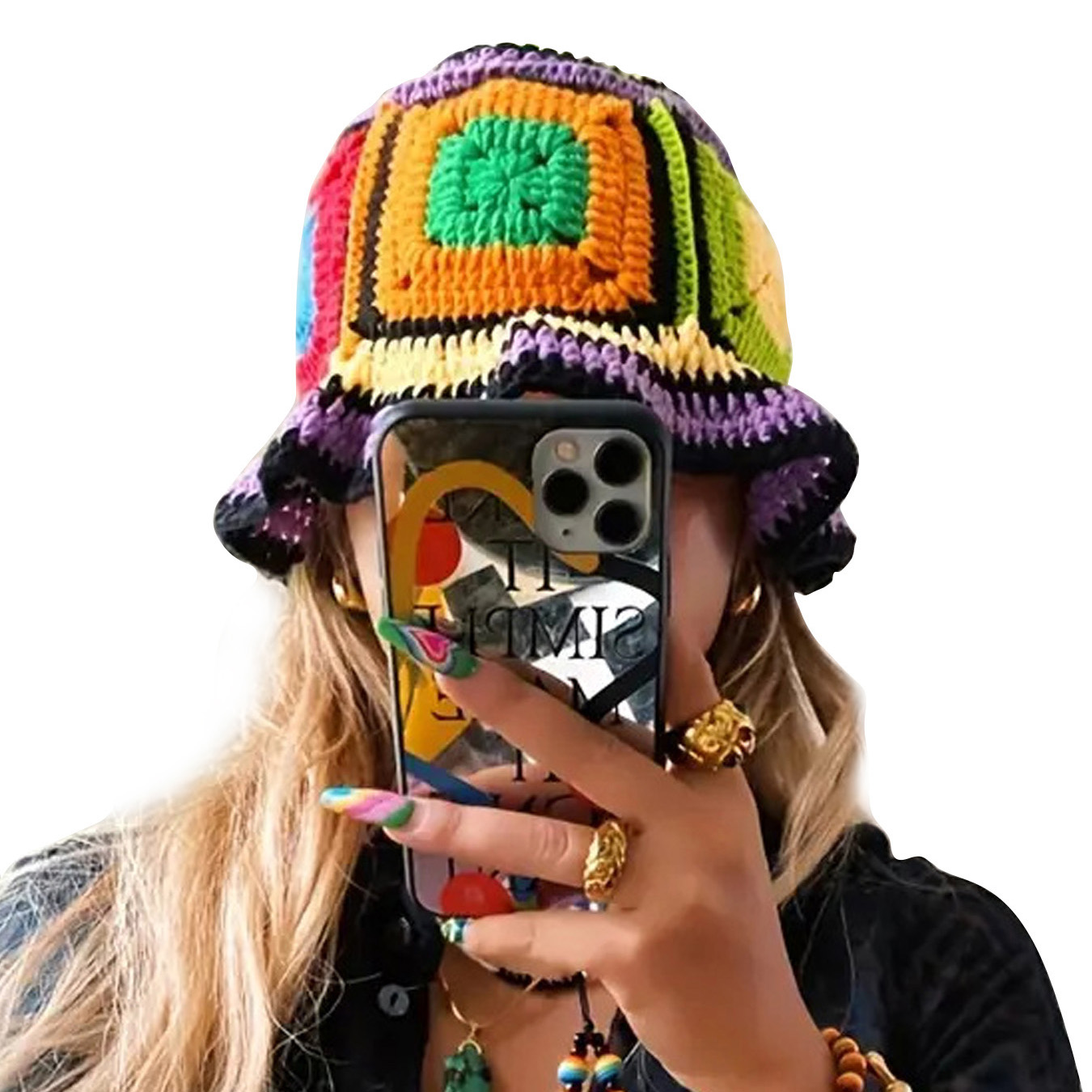 Purple-Edged Zuma Hat, Hand-Kn - đánh giá và giá Ethnic Wear Fashion Designer