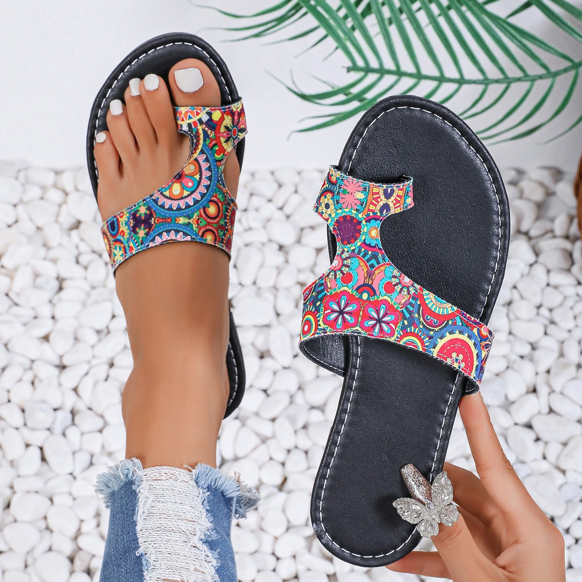 Wide Width Ethnic Flat Sandals - đánh giá và giá Women'S Ethnic Fashion Brands
