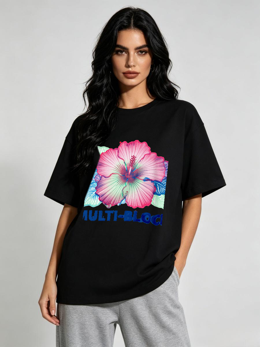 T Shirts Woman Block Print Han - đánh giá và giá Ethnic Wear Fashion Designer