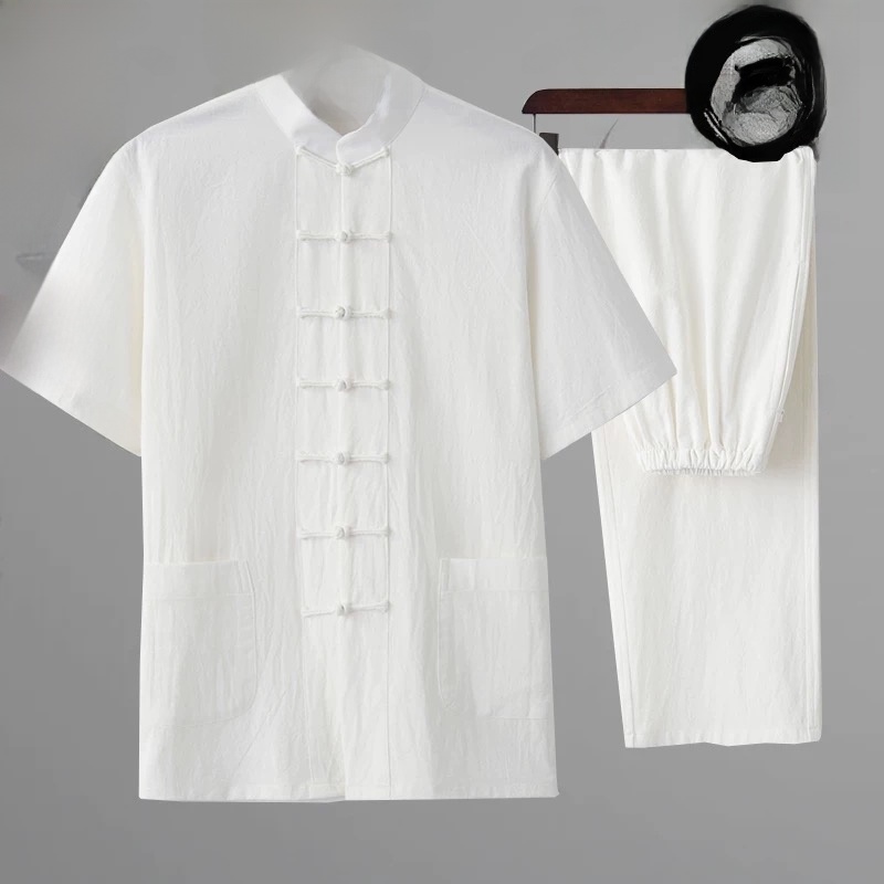 Summer Cotton Linen Youth Hanf - đánh giá và giá Fashion Ethnic Wear For Men