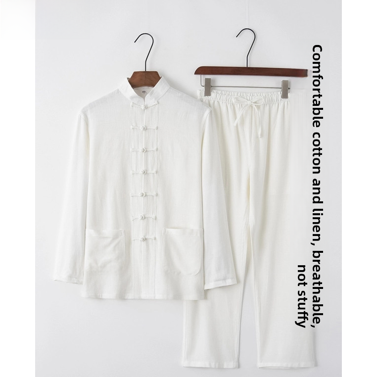 Summer Cotton Linen Youth Hanf - đánh giá và giá Fashion Ethnic Wear For Men