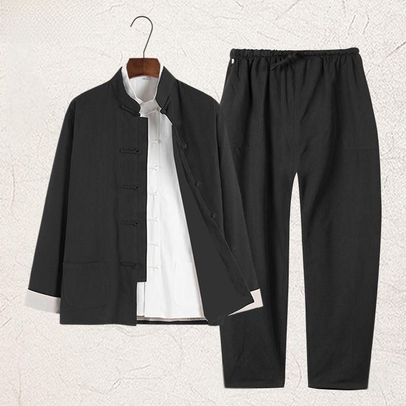 Summer Cotton Linen Youth Hanf - đánh giá và giá Fashion Ethnic Wear For Men