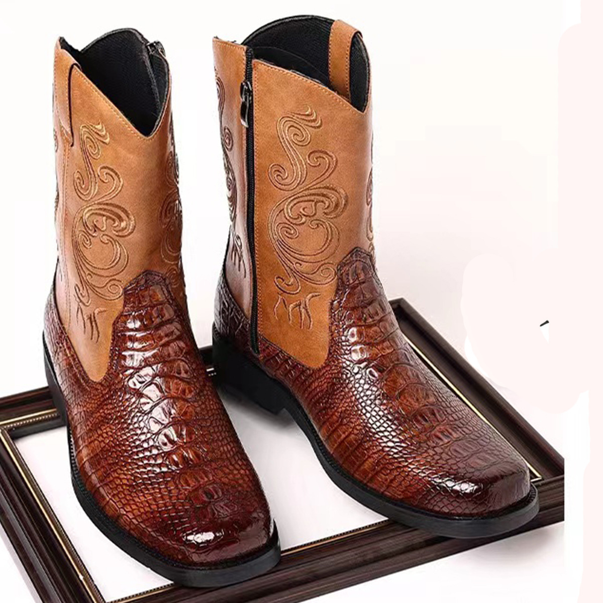 Fashionable Embossed Casual Me - đánh giá và giá Ethnic Fashion Men