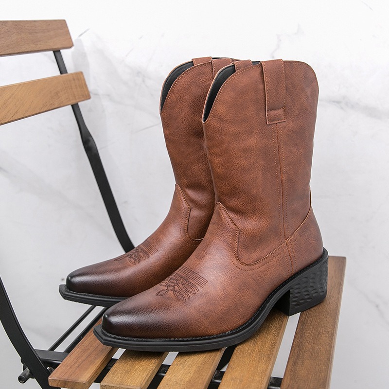 Men Boots Classic Embroidery W - đánh giá và giá Ethnic Fashion Men