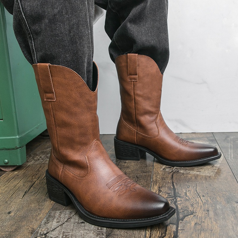 Men Boots Classic Embroidery W - đánh giá và giá Ethnic Fashion Men