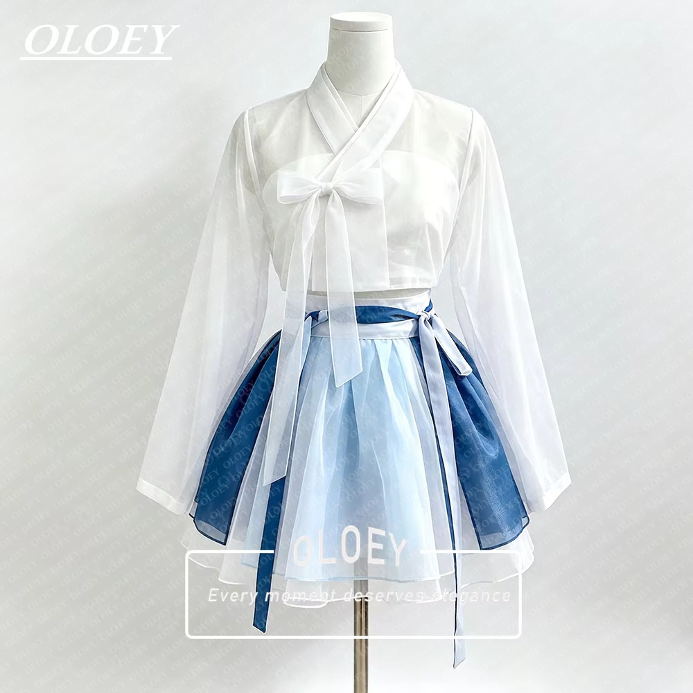 OLOEY Modern Short Concert Han - đánh giá và giá Hanbok Modern Set