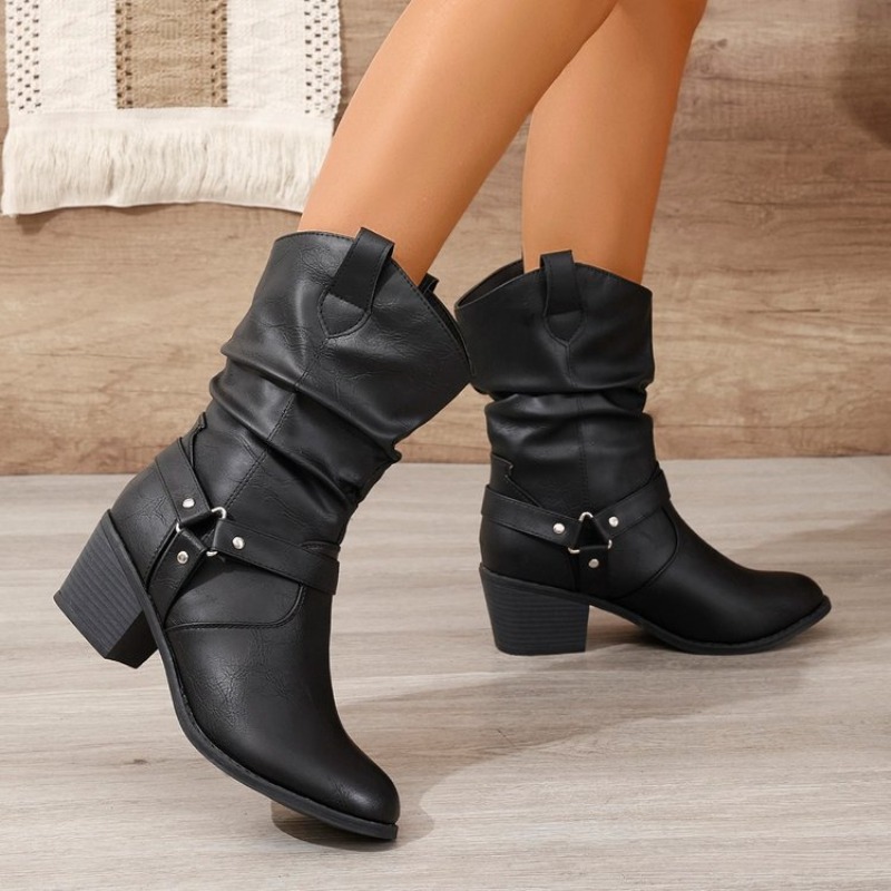 Womens Mid-Calf Boots Retro St - đánh giá và giá Ethnic Fashion Women