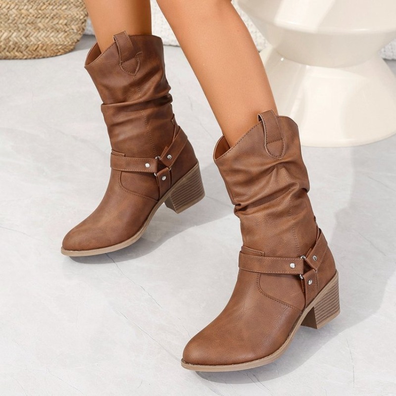Womens Mid-Calf Boots Retro St - đánh giá và giá Ethnic Fashion Women