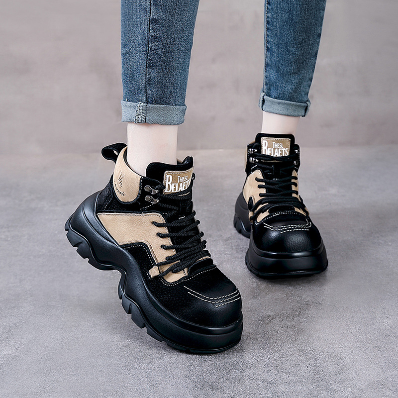 6cm Genuine Leather Wedge Fash - đánh giá và giá Ethnic Fashion Women