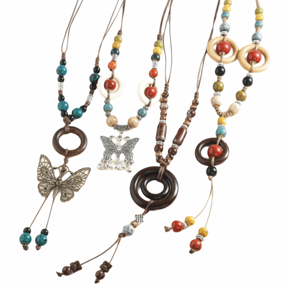 Ethnic Style Butterfly Pendant - đánh giá và giá Ethnic Wear Fashion Designer