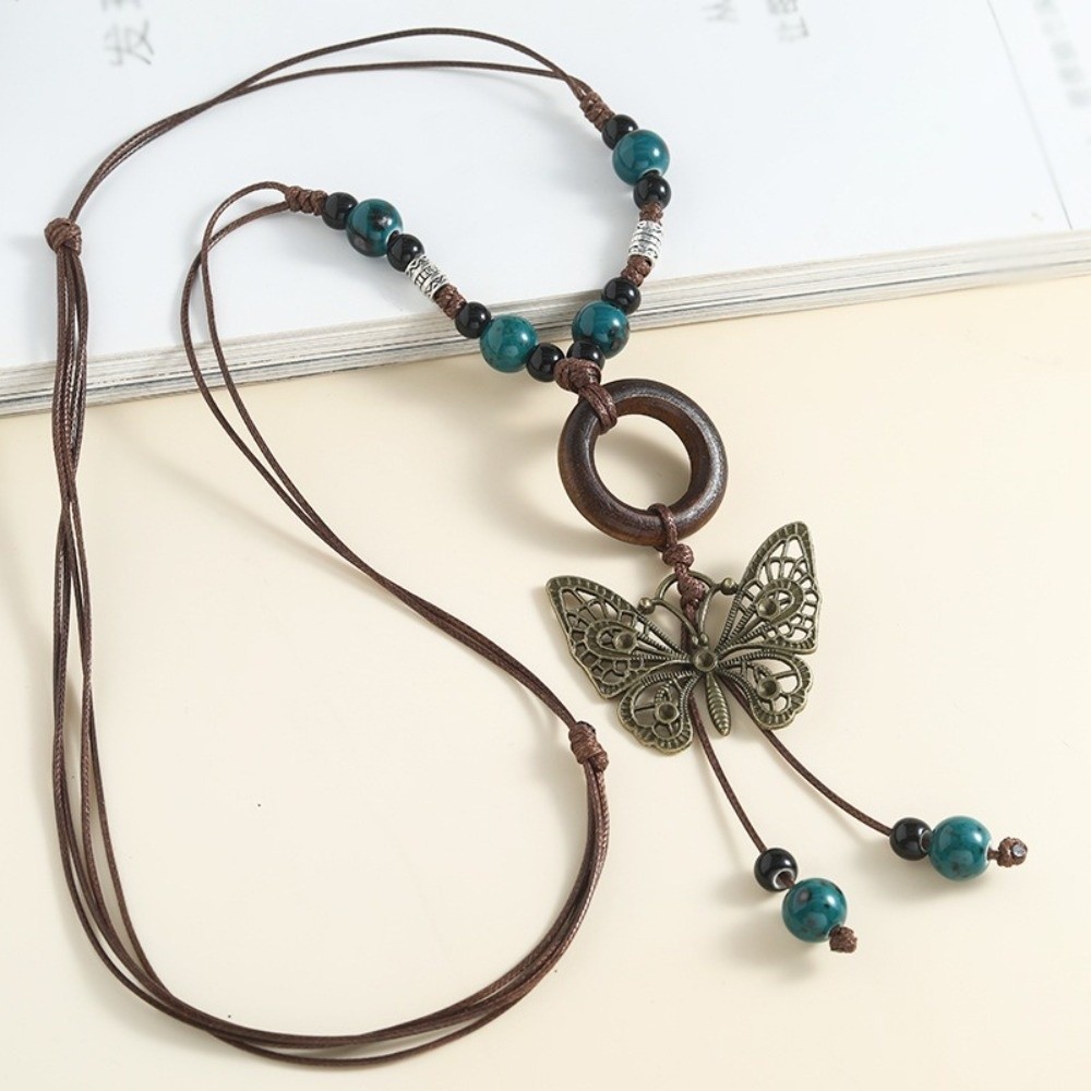 Ethnic Style Butterfly Pendant - đánh giá và giá Ethnic Wear Fashion Designer