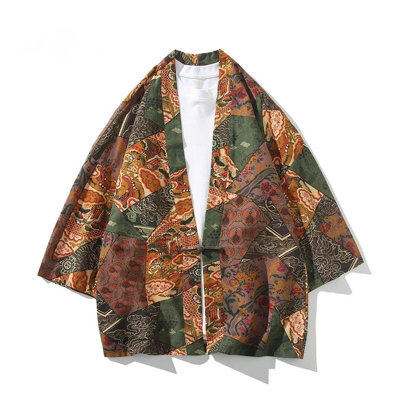 Ethnic Style Print Yukata Men  - đánh giá và giá Ethnic Fashion Men