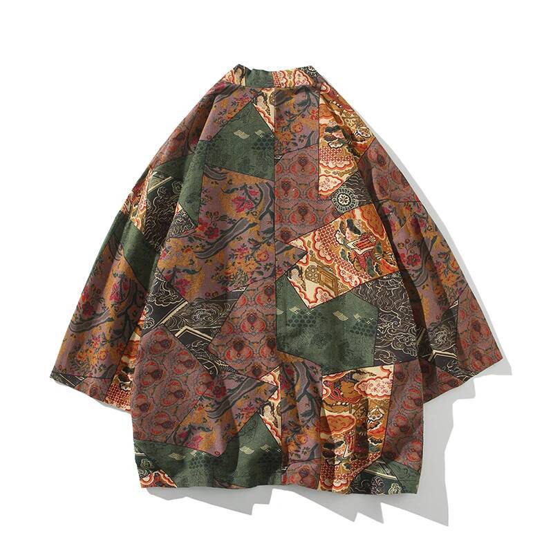 Ethnic Style Print Yukata Men  - đánh giá và giá Ethnic Fashion Men
