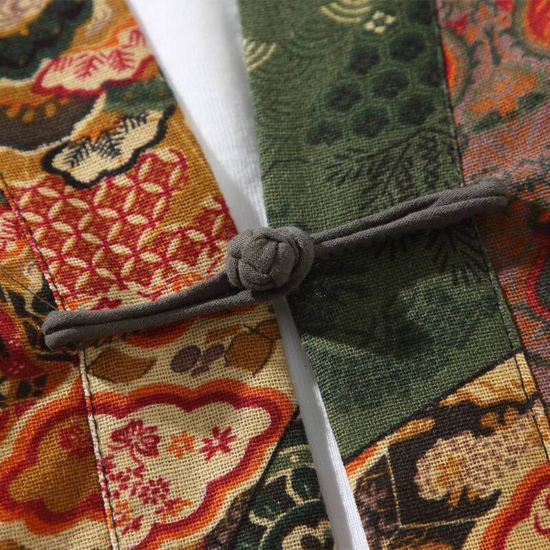 Ethnic Style Print Yukata Men  - đánh giá và giá Ethnic Fashion Men